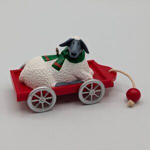 Hallmark Keepsake Nostalgic Lamb 1989, Vintage Christmas Ornament